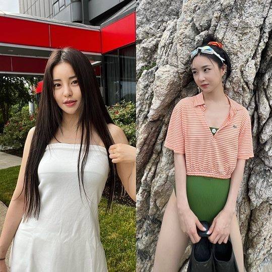 사진=유정, 유나 인스타그램 캡처