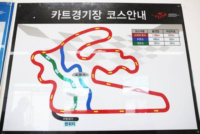 영암 KIC카트경주장의 코스 ⓒ박준규