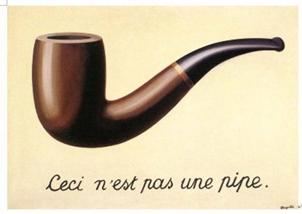 르네 마그리트, 이미지의 배반(이것은 파이프가 아니다)