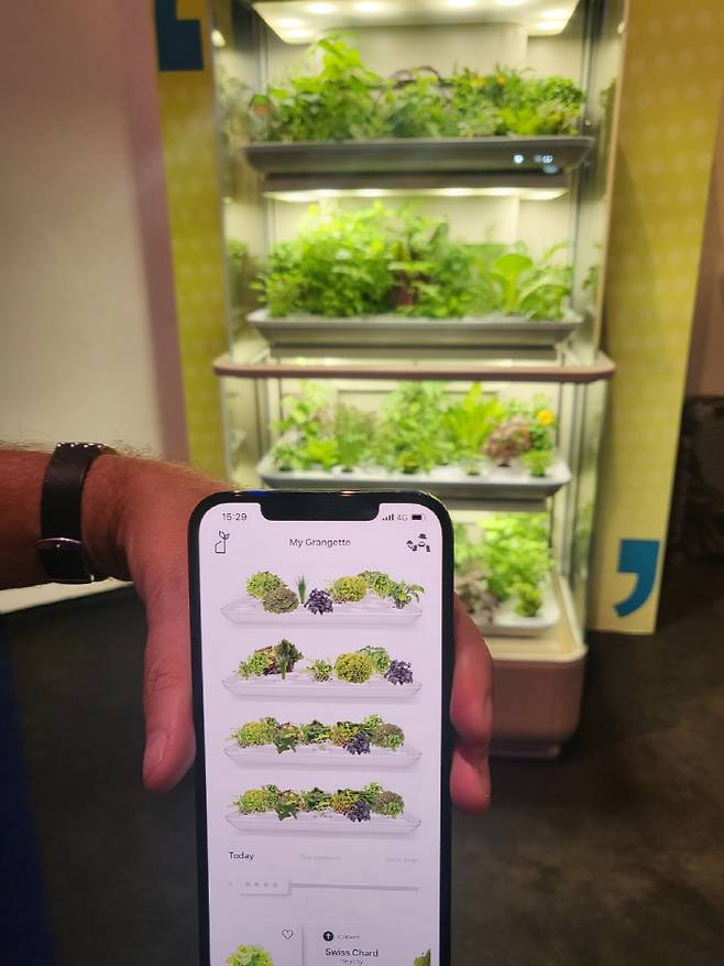 IFA 넥스트관에 전시된 피닌파리나·라 그렌게트의 '홈 가든'. <베를린/정유정 기자>