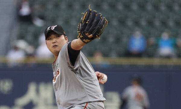 한화 김민우. 뉴시스