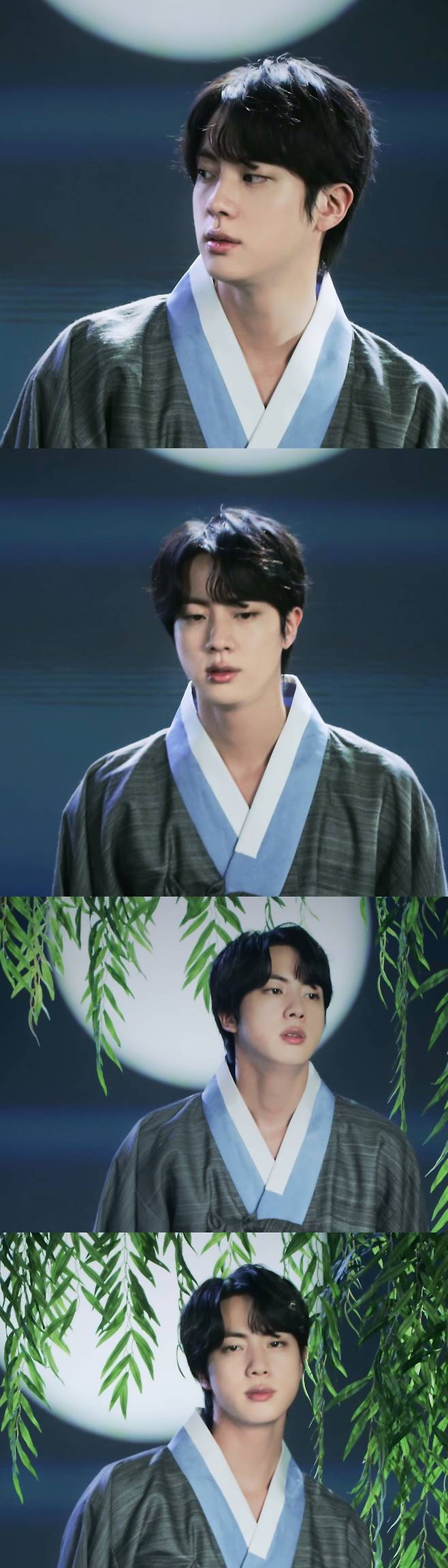 낙원이로구나~♡ 방탄소년단 진, 한 폭의 동양화..2022 BTS 달마중 프리뷰