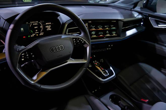 더 뉴 아우디 Q4 e-트론 40 실내. /아우디코리아 제공