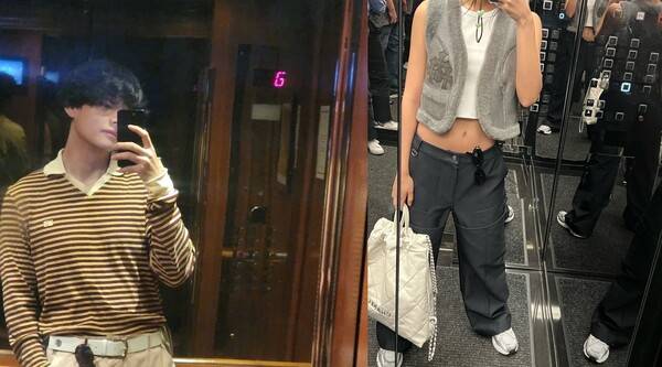 사진=뷔, 제니 인스타그램