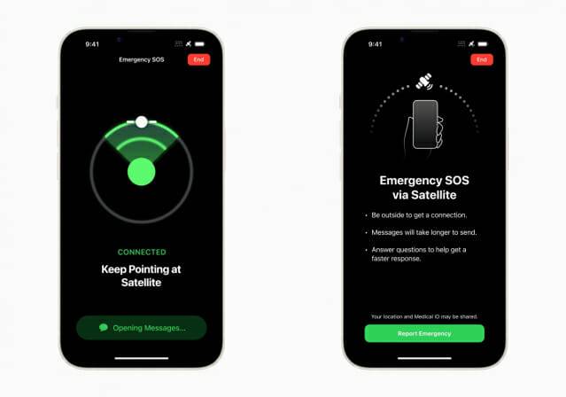 아이폰14 전라인업은 위성을 통한 긴급 구조 요청 기능이 처음으로 도입됐다.(사진=애플)
