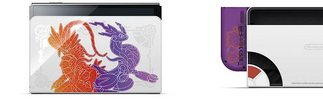 닌텐도 스위치(OLED 모델) 스칼렛바이올렛 에디션 독