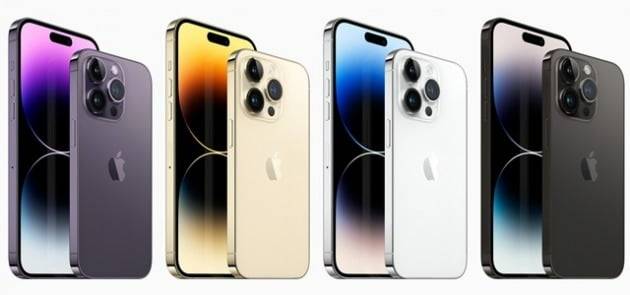 프로와 프로맥스는 △딥 퍼플 △실버 △골드 △스페이스 블랙 등 4가지 색상으로 나온다. (사진=애플)