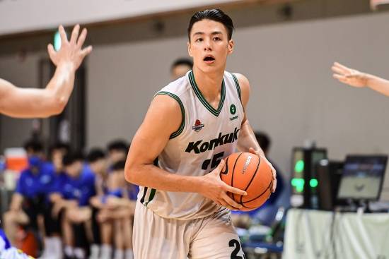 건국대 최승빈은 올해 대학농구가 낳은 최고의 스타 플레이어다. 잘생긴 외모에 터프함을 갖춘 그는 모교를 챔피언결정전까지 이끌었다. 사진=대학농구연맹 제공