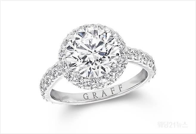 그라프 아이콘 컬렉션 라운드 다이아몬드 링 가격 미정&nbsp; (사진제공 : GRAFF)