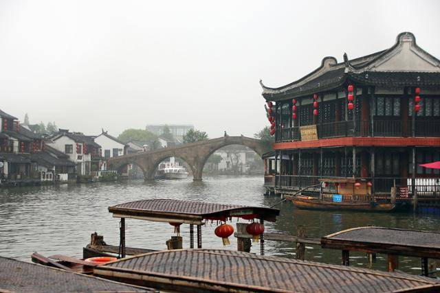 원진선원에서 본 전포하와 방생교. ⓒ최종명