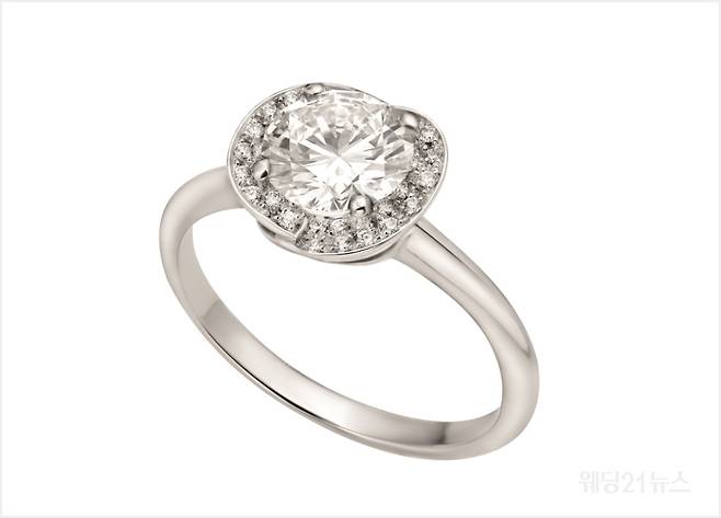 사진 : 불가리 인콘트로 다모레 솔리테어 링 캐럿, 등급에 따라 가격 상이 ⓒBVLGARI