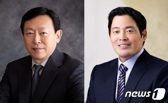 신동빈 롯데그룹 회장(왼쪽)과 정용진 신세계 부회장ⓒ 뉴스1