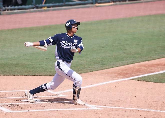 야구대표팀 김민석(WBSC 홈페이지 캡처)