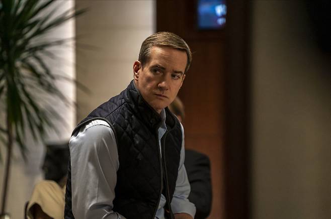 HBO '석세션' 속 배우 매튜 맥퍼딘. HBO 제공