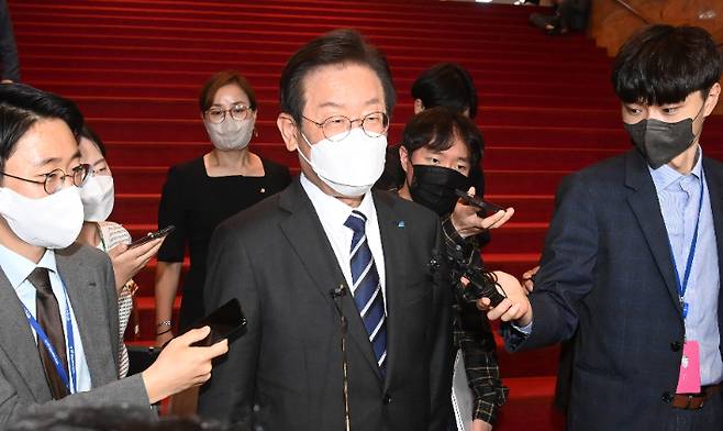 더불어민주당 이재명 대표. 연합뉴스