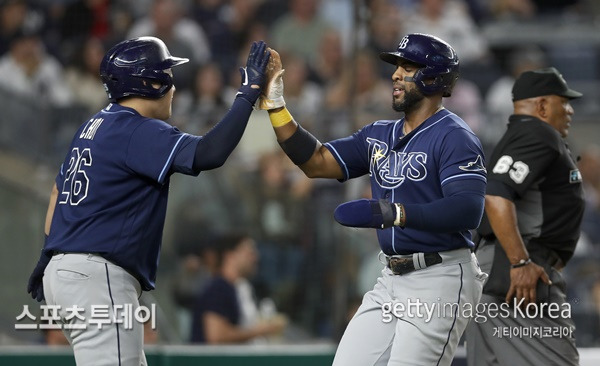 최지만(왼쪽) / 사진=Gettyimages 제공