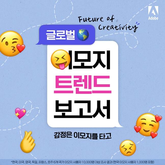 어도비 '글로벌 이모지 트렌드 보고서' [어도비 제공. 재판매 및 DB 금지]