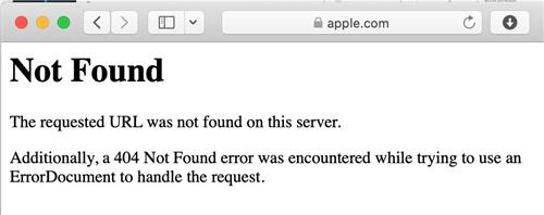 애플 홈페이지 오류 화면 [트위터 캡처. 재판매 및 DB 금지]