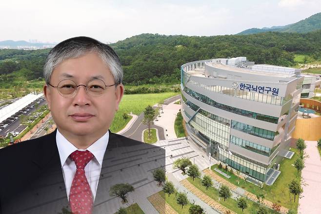 대구에 위치한 한국뇌연구원. 왼쪽은 서판길 한국뇌연구원 원장.