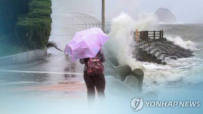 태풍 '난마돌' 경로 예의주시 (CG) [연합뉴스TV 제공]