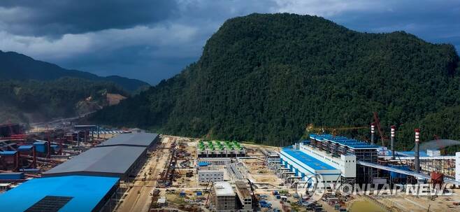중국 장쑤들롱니켈공업이 투자한 인도네시아 니켈 제련공장 [신화 연합뉴스 자료사진. 재판매 및 DB 금지]