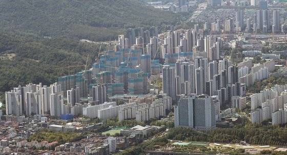개포지구 일대 아파트 전경. 뉴스1