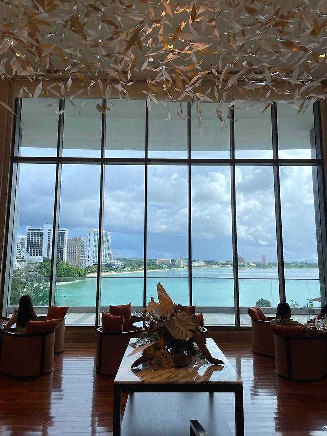 더 츠바키 타워 로비 라운지.  /사진= 강예신 여행+ 기자