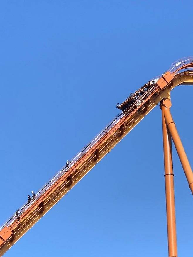 드라켄 멈춤 사고 당시 모습. 독자 제공 [사진 출처 = 연합뉴스]