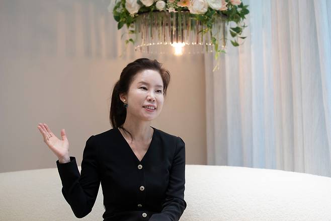 김재연 웰스어드바이저스 대표가 2022년 9월 7일 서울 강남구 청담동 웰스어드바이저스 본사에서 인터뷰를 하고 있다. /박상훈 기자