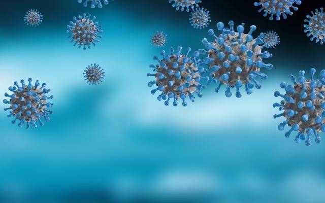 돌기 형태의 스파이크 단백질로 이뤄진 코로나19 바이러스 그래픽. 게티이미지뱅크