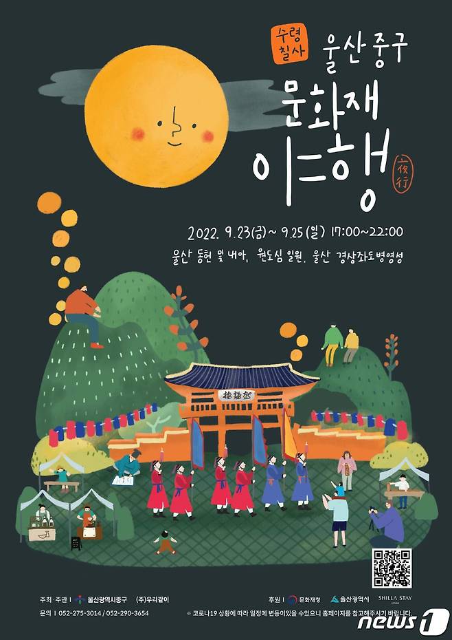 '2022 울산 중구 문화재야행' 포스터. (울산 중구 제공)