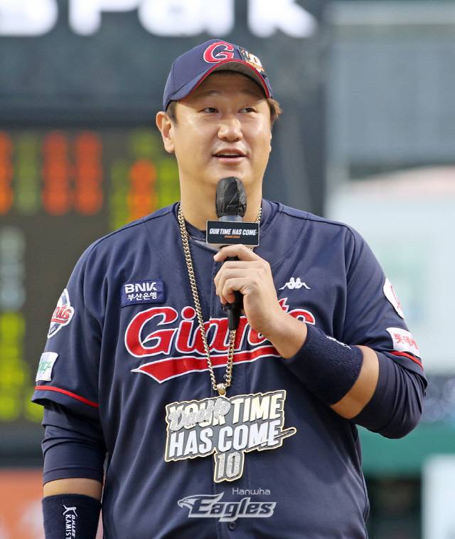 이대호 은퇴투어. 사진제공=한화 이글스