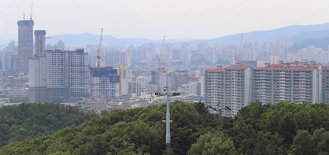 대구 도심 아파트 전경. /뉴스1