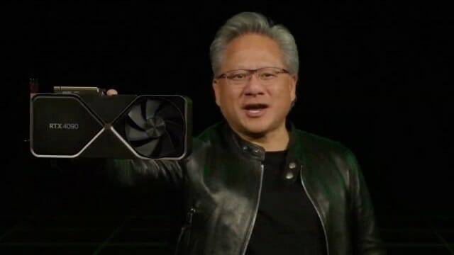 RTX 40 시리즈를 소개하는 젠슨황 엔비디아 CEO. (사진=엔비디아)