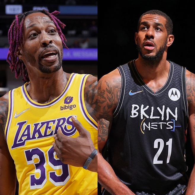 드와이트 하워드(왼쪽)와 라마커스 알드리지를 노리는 보스턴. LegionHoops 제공