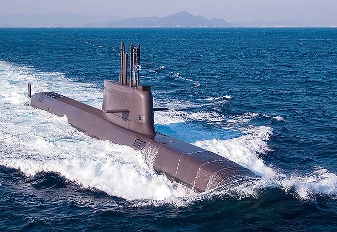 대우조선해양 잠수함[대우조선해양 제공]