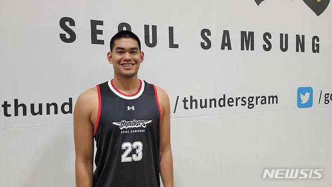 [서울=뉴시스]삼성, 아시아쿼터로 196㎝ 포워드 데이비드 영입 (사진 = 서울 삼성 제공)