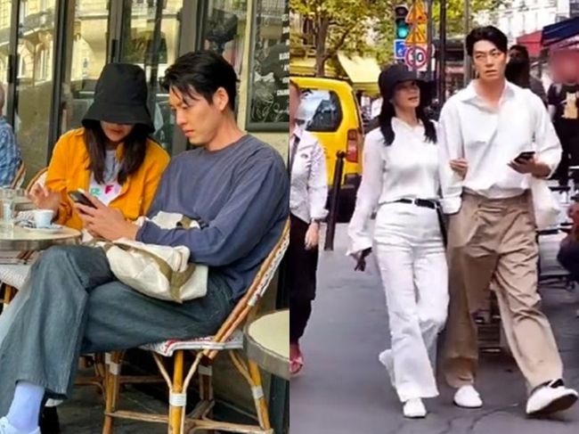 Actors Shin Min-a and Kim Woo-bin were caught on a Street Date full of excitement.Recently, a video showing Shin Min-a and Kim Woo-bin was released, focusing on SNS, etc., and once again proved that they are in love with each other after the recent Date in Paris.In the video, Shin Min-a and Kim Woo-bin dressed in White tones. Kim Woo-bin and Shin Min-a, who had a couple of looks, walked on the Street without a mask.The two men, who are overseas but do not care about the attention of others, caught the attention of the surroundings with visuals of the good-looking and good-looking women.Earlier, the sightings of Shin Min-a and Kim Woo-bins Date in Paris were made public through Wei Bo and others. At that time, Shin Min-a and Kim Woo-bin enjoyed dating at an open-air cafe in Paris, France.Shin Min-a wore a black hat on a yellow shirt, and Kim Woo-bin, wearing a dark-colored man-to-man, was looking at his cell phone.In particular, Kim Woo-bin showed a good appearance, such as watching a mobile phone with Shin Min-a, and honey fell in the eyes of Shin Min-a.In other photos, the cafe table was sitting side by side, and the topic was collected.Shin Min-a and Kim Woo-bin officially acknowledged their devotion in 2015.As a long-term love couple known in the entertainment industry, Shin Min-a was very supportive when Kim Woo-bin was battling non-psoriasis in 2017.In particular, Shin Min-a and Kim Woo-bin have recently appeared together in the TVN drama Our Blues, which has become a hot topic.Each of them met with Han Ji-min and Lee Byung-hun, but they were loved by the fact that two real couples appeared in one work.