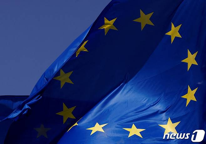 유럽연합(EU) 깃발. ⓒ 로이터=뉴스1 ⓒ News1 정윤영 기자