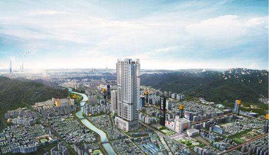 [의정부역 파밀리에 Ⅰ광역 투시도, 제공 -신동아건설]