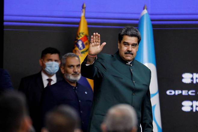 니콜라스 마두로(오른쪽) 베네수엘라 대통령/연합뉴스