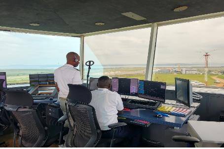 엔테베 국제공항 관제탑 모습 [한국공항공사 제공]