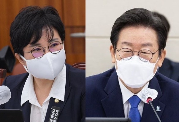 조수진 국민의힘 의원(왼쪽), 이재명 더불어민주당 대표. /사진=연합뉴스