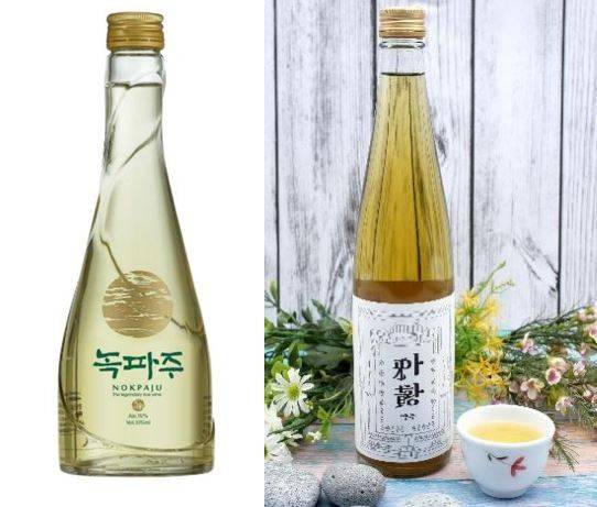 왼쪽부터 녹파주와 아황주./농촌진흥청 제공