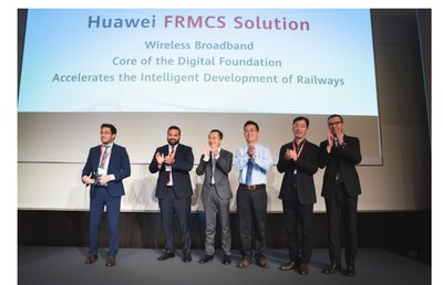 Launch of Huawei's FRMCS Solution (PRNewsfoto/Huawei)