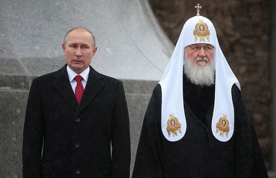 키릴 총대주교와 푸틴 대통령