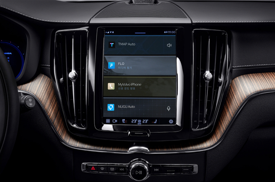 An infotainment system developed by Volvo with SK Telecom [VOLVO CARS KOREA]