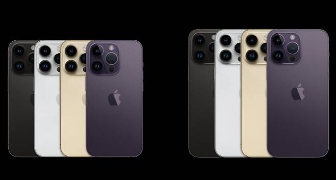 아이폰14프로, 프로맥스 모델. [사진 출처 = 애플]