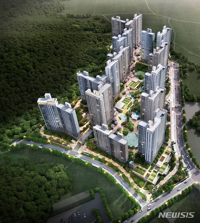 [서울=뉴시스] 음성자이 센트럴시티 조감도.