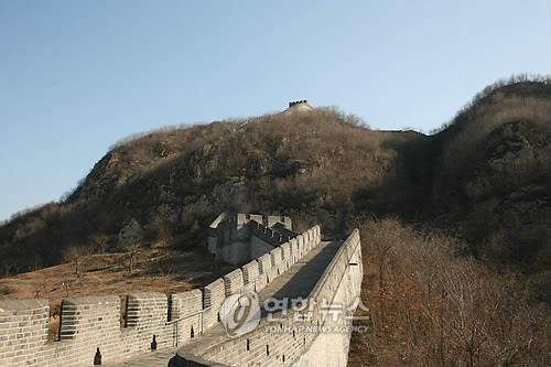 중국 단둥 압록강변에 있는 박작성 [연합뉴스 자료사진]